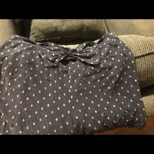 Plus Size Patterned Shorts with Bow